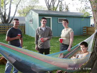 Shaun, Cassandra, Jess, and someone I don't remember