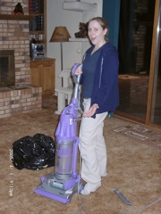 It's a Dyson - it never loses suction.  Actually, it works really well.