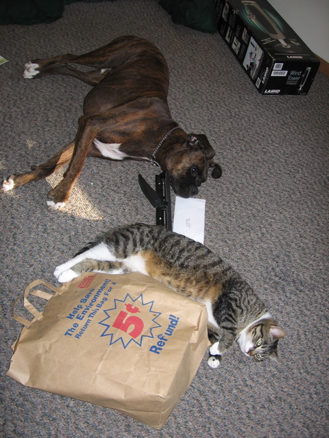 A strange picture of Puck and George