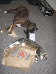 A strange picture of Puck and George