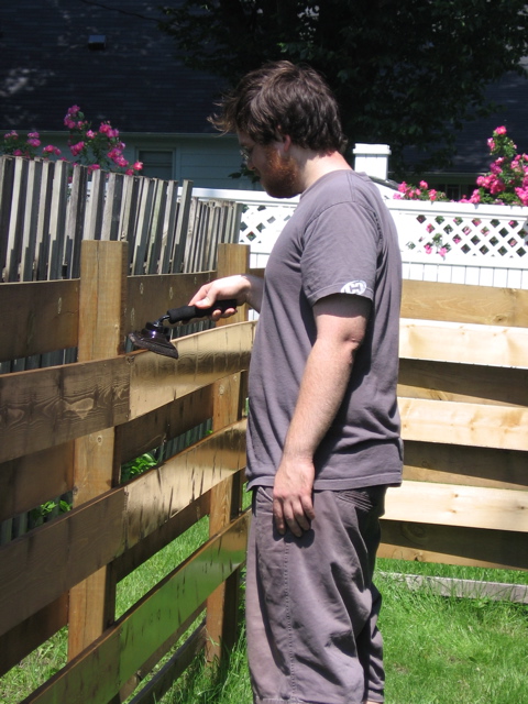 Chris, hard at work