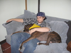Chris and Puck