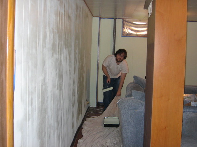 Chris painting