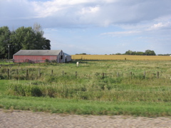 Barn just outside Morris