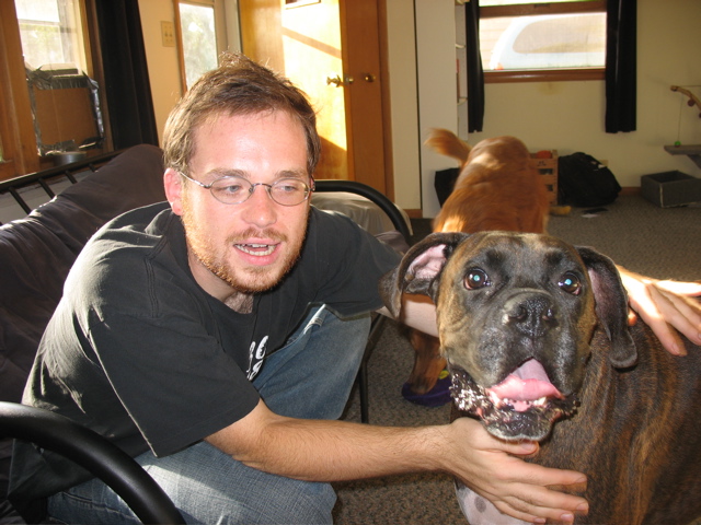 Chris and Puck