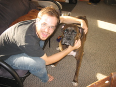 Chris and Puck
