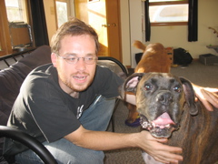 Chris and Puck